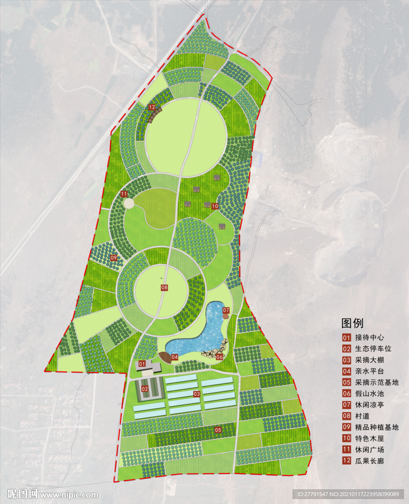 农业规划园设计平面图