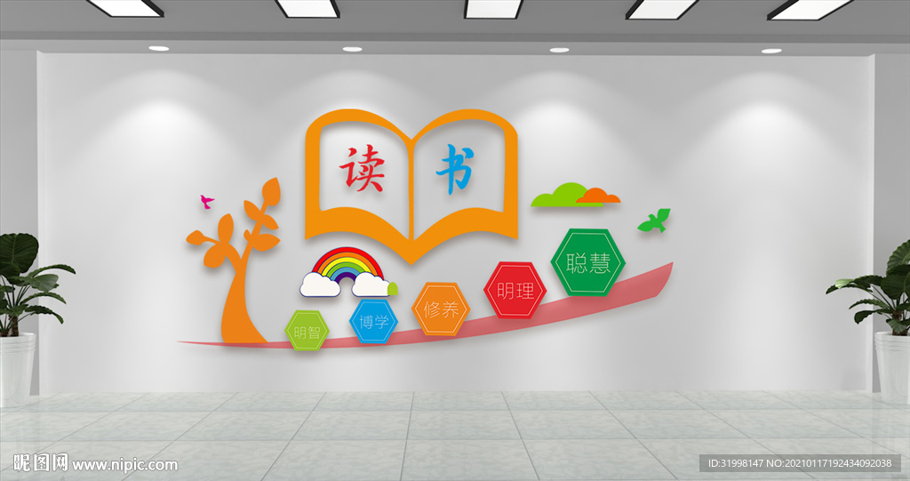 阅读文化墙
