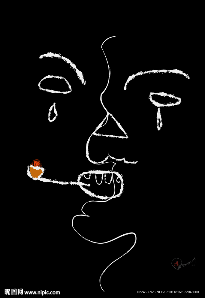 抽象画