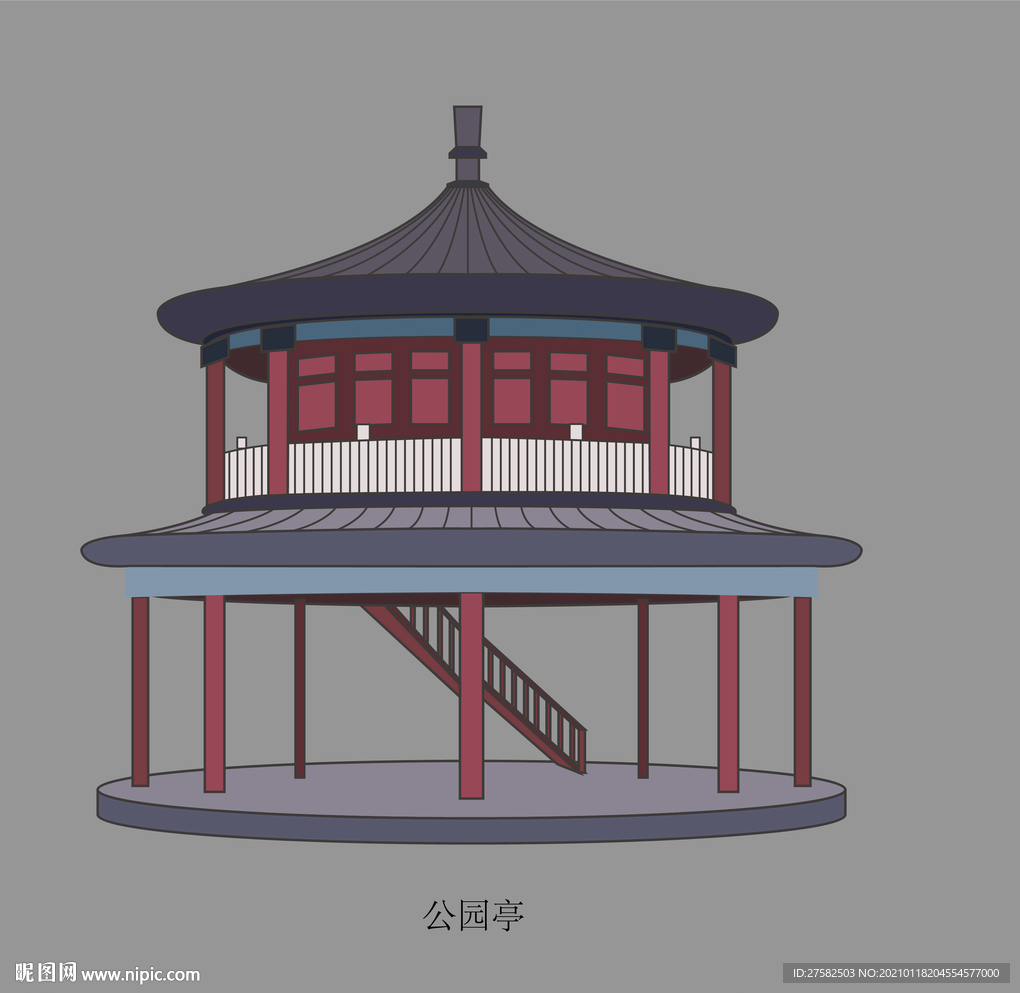 公园塔
