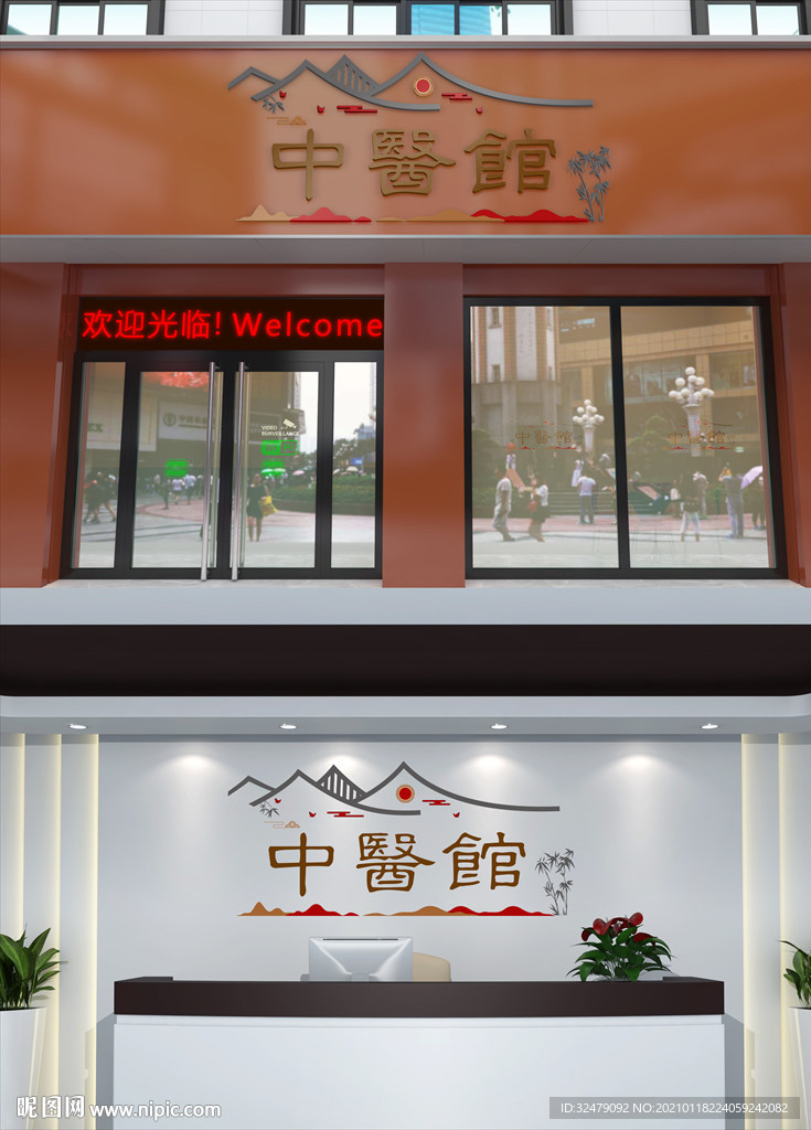 中国风门头