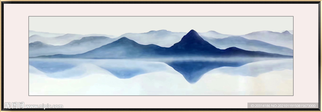 禅意山水画
