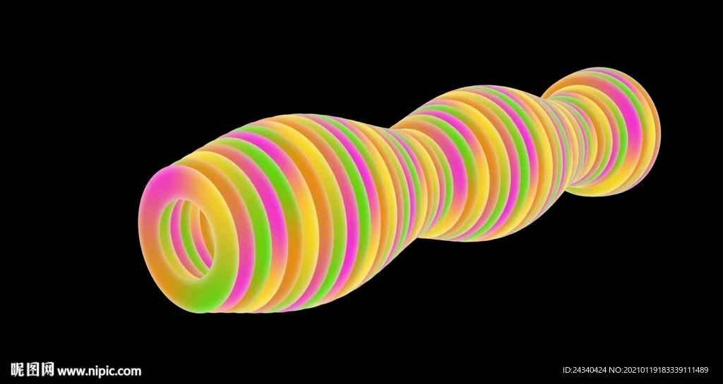炫酷酷炫3D图形变换视频