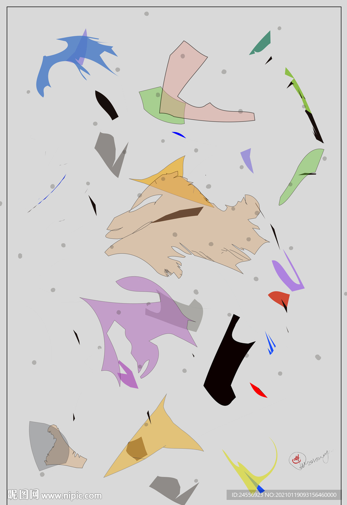 抽象画