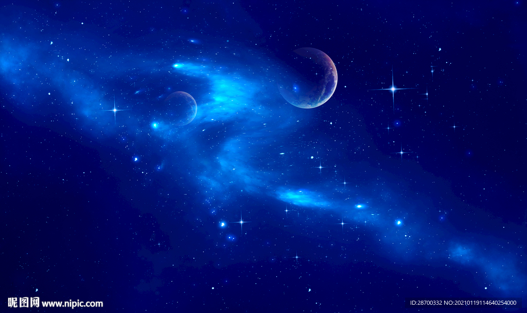 蓝色星空