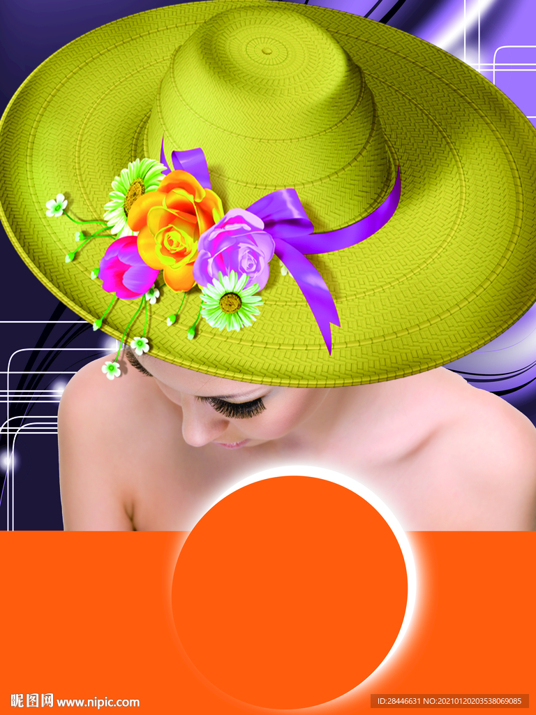 爱马仕美女装饰画