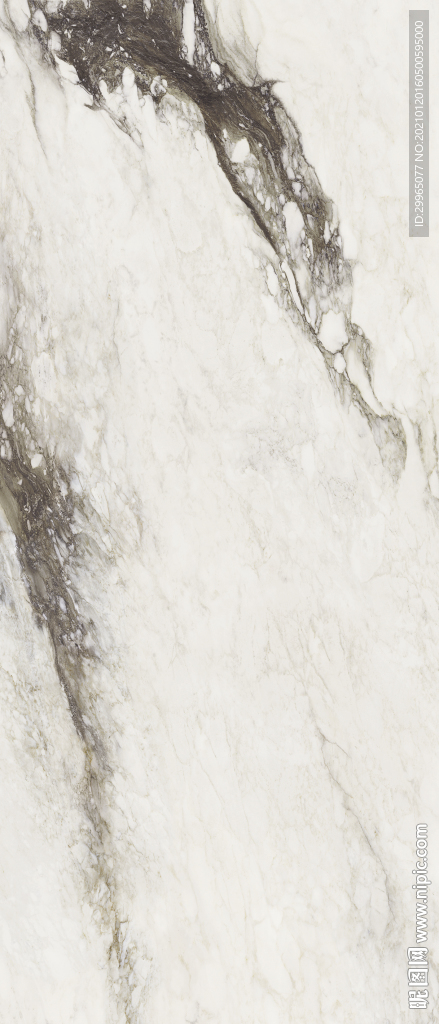 进口岩板瓷砖 熊猫白