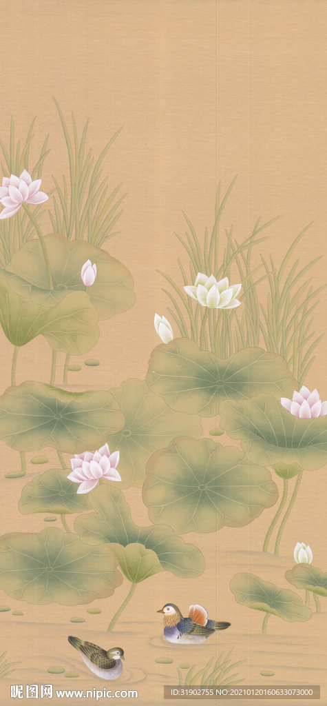 荷花玄关