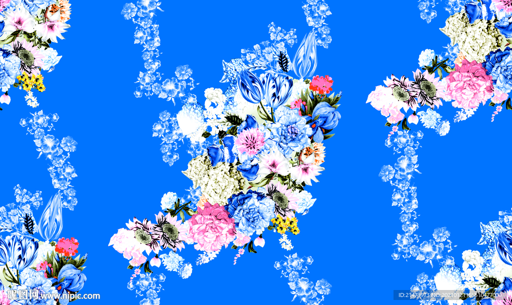 百花  手绘花