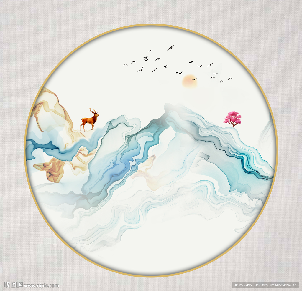 新中式山水
