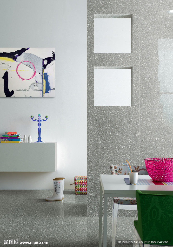 岩板瓷砖空间效果图 威尼斯