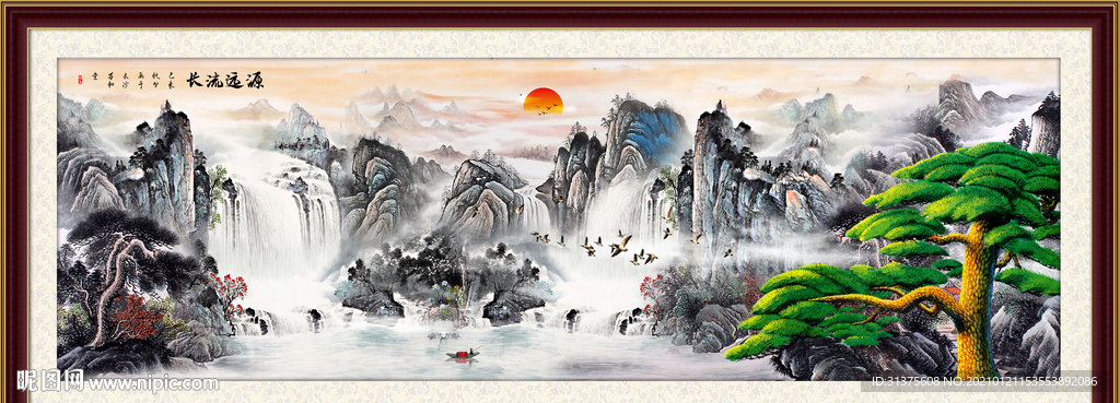 山水装饰画