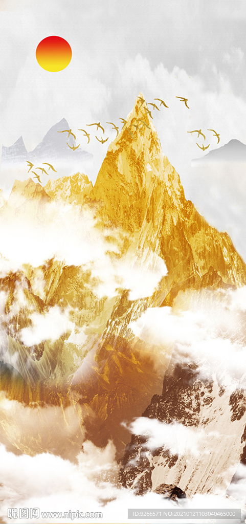 金山玄关装饰画晶瓷画