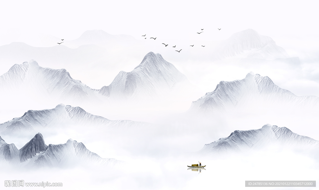 意境山水画