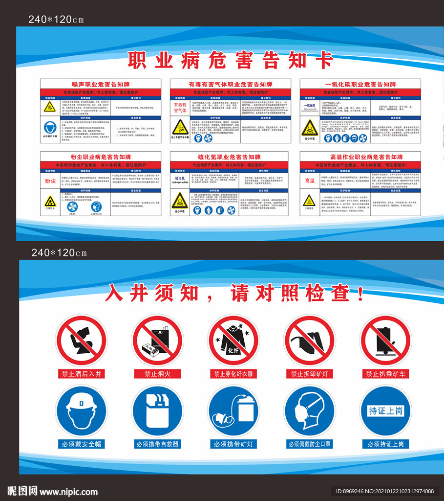 煤矿职业病危害告知卡