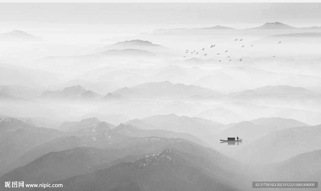 新中式山水画