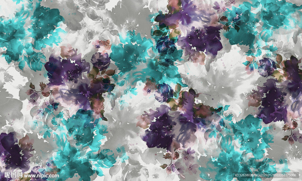艺术色彩背景画