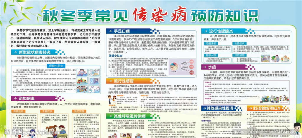 秋冬季常见传染病