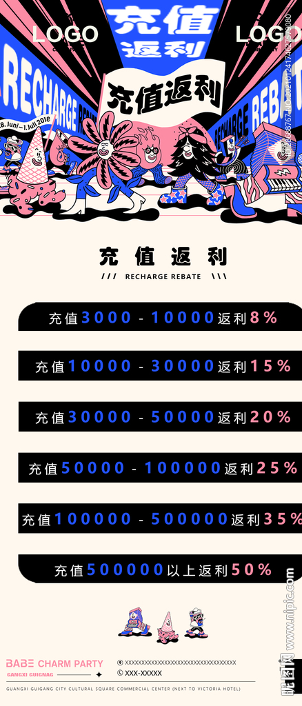 充值海报