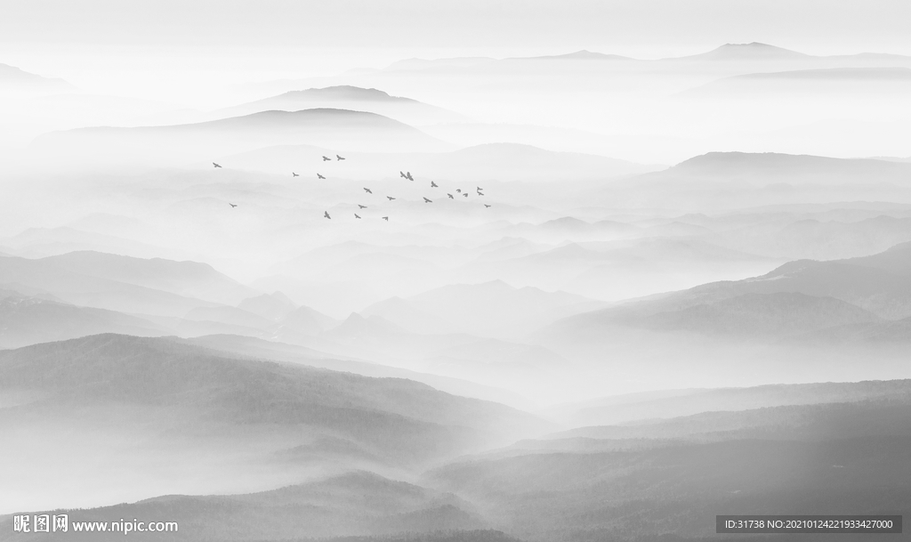 新中式山水画
