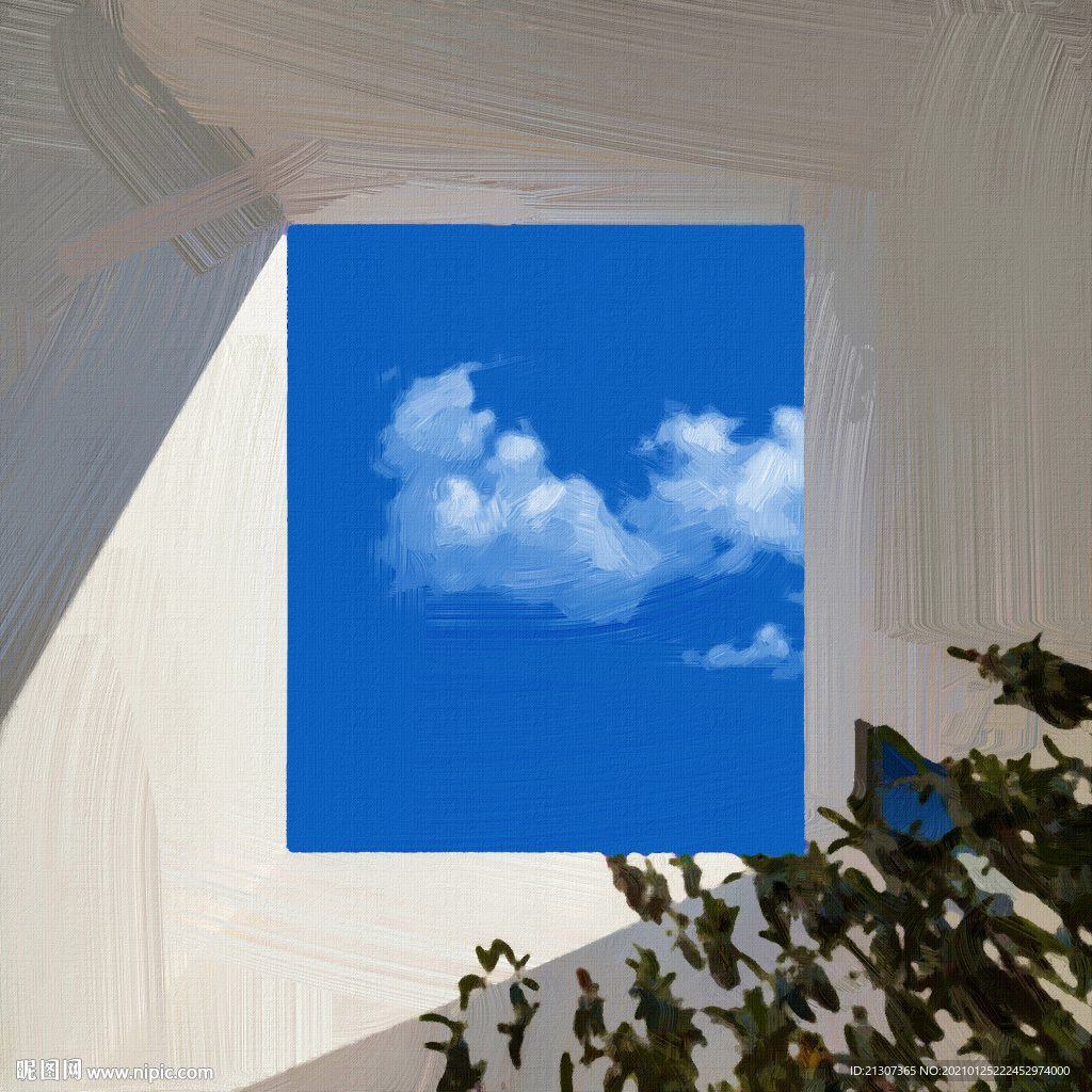抽象油画装饰画轻奢手绘极简画