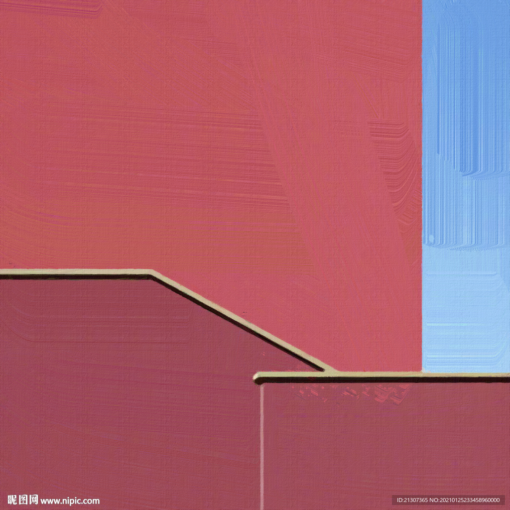 抽象油画装饰画轻奢手绘极简画