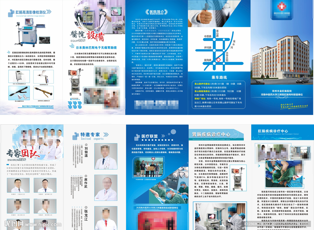 肛肠医院宣传折页