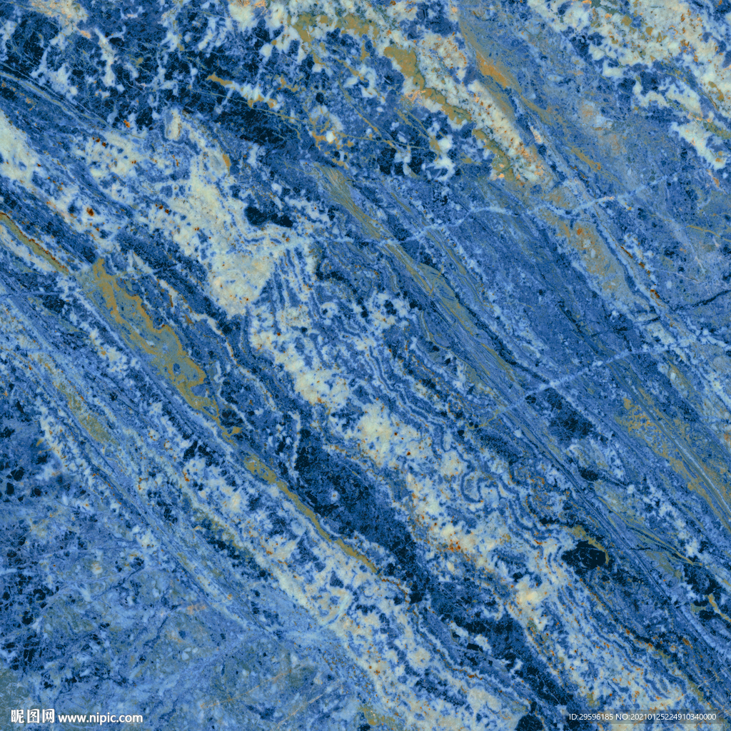 蓝色奢华新石纹 300分辨率