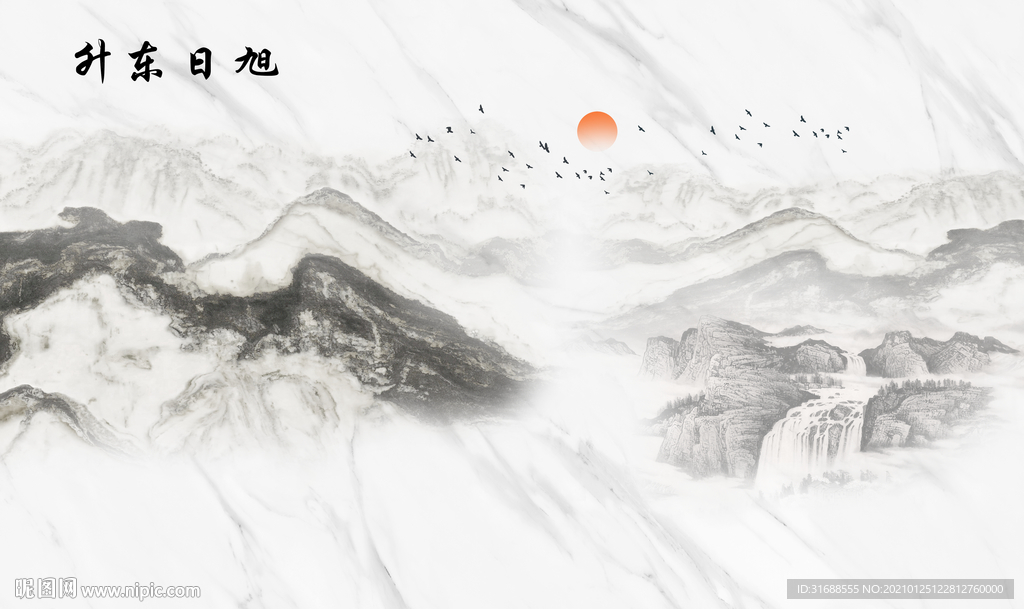 大理石电视背景墙