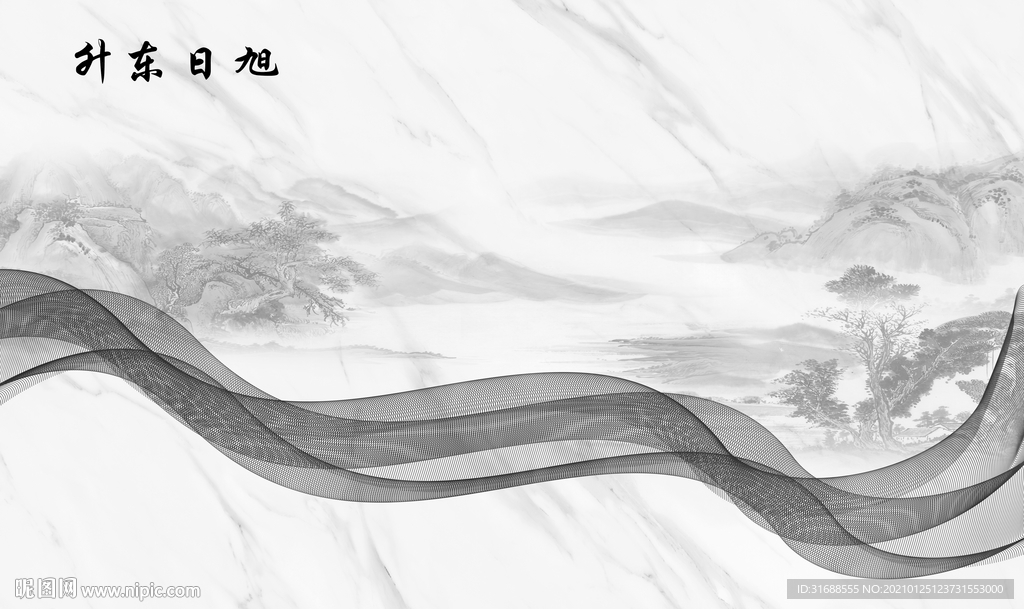 大理石电视背景墙