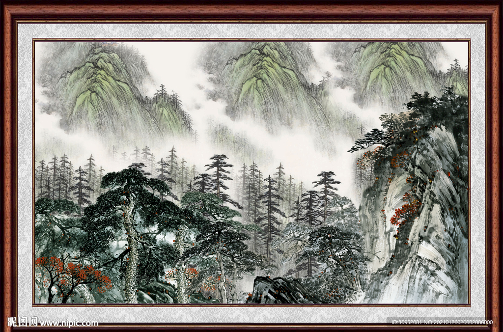 国画牡丹