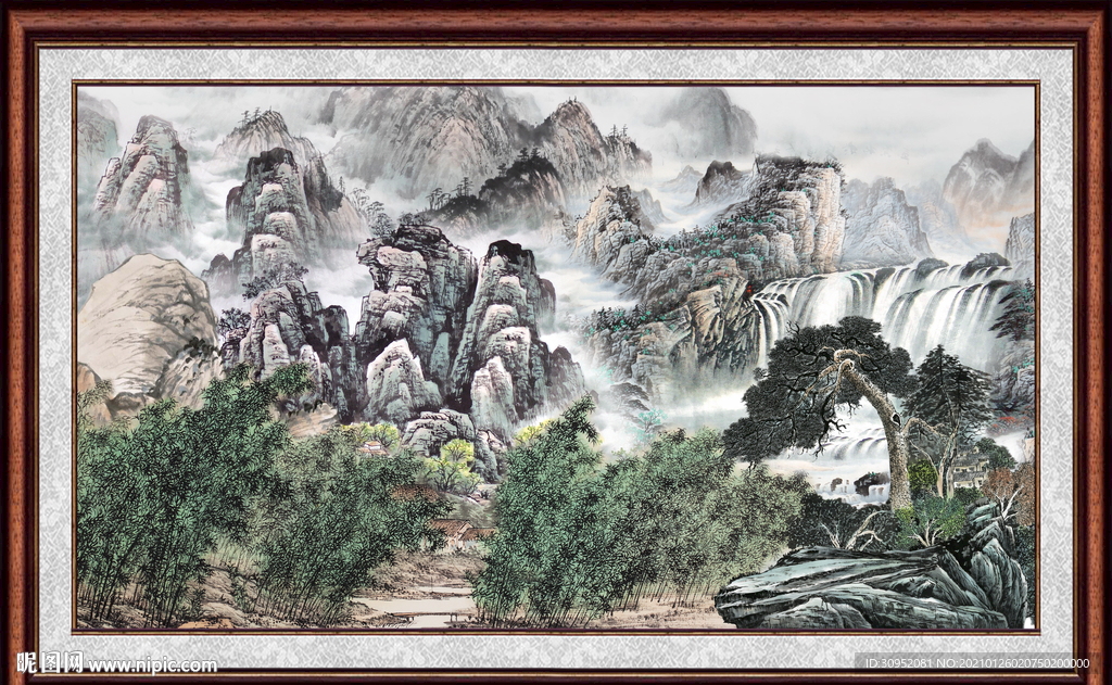 国画牡丹