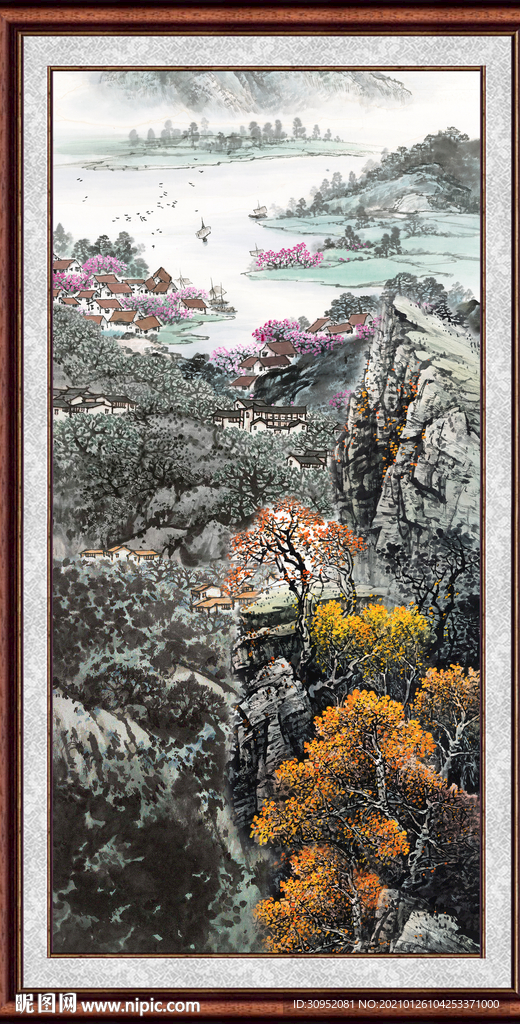 国画牡丹