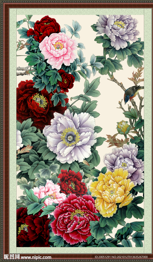 牡丹花开富贵