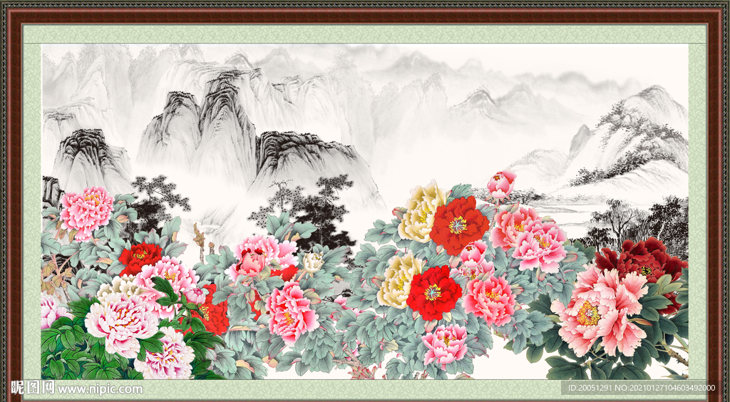 牡丹花开富贵