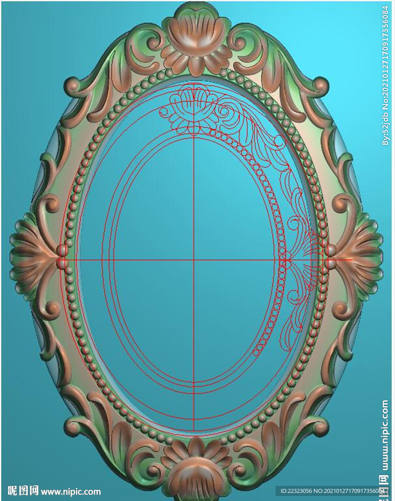欧式洋花标牌门花镜框精雕图浮雕