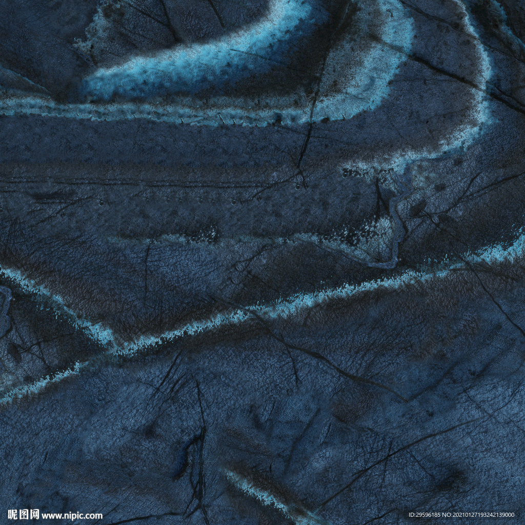 蓝色质感石纹 300分辨率