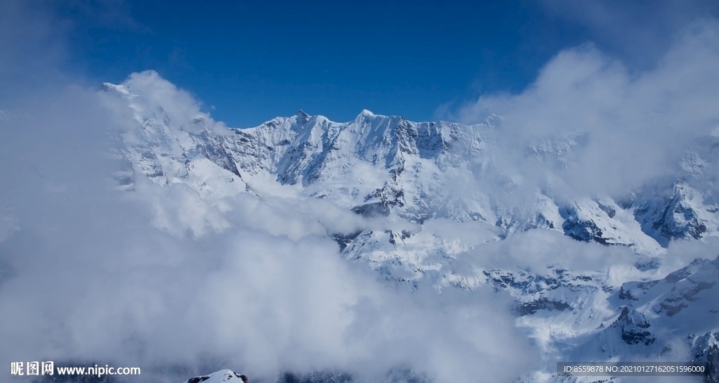 雪山山顶 延时视频