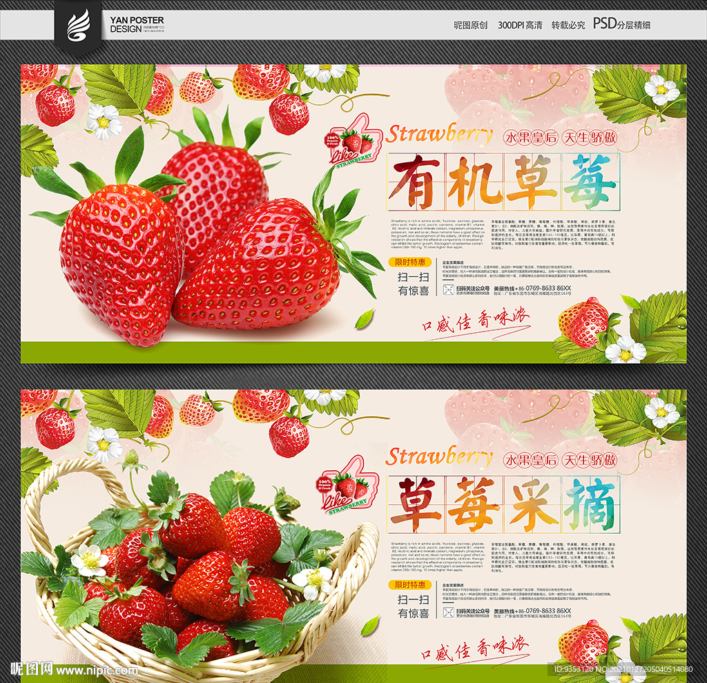 草莓采摘园的宣传文案图片