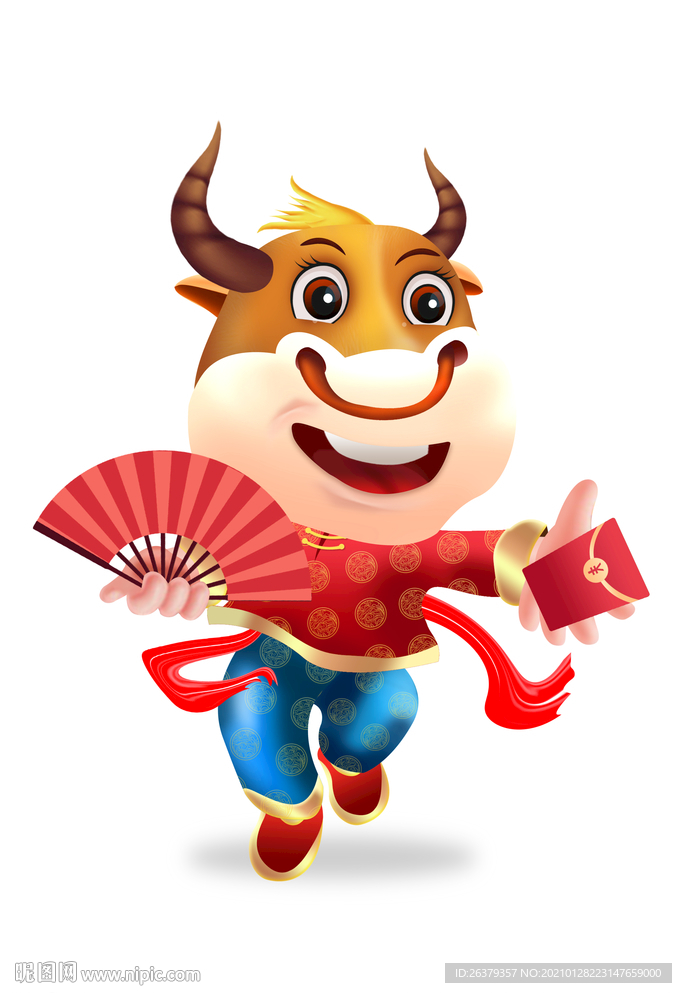 卡通牛