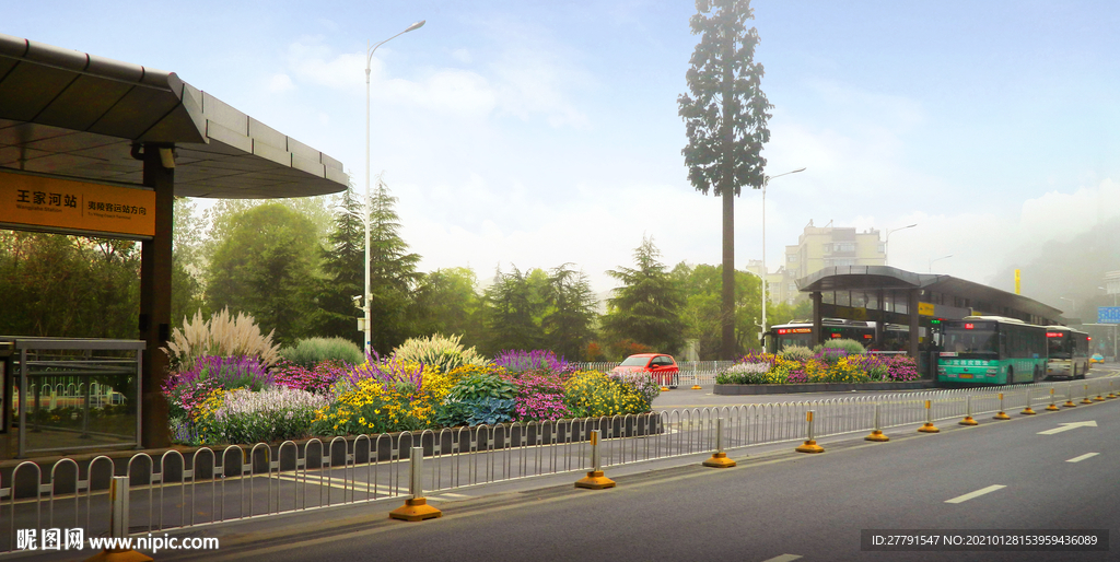 城市街道花境景观设计
