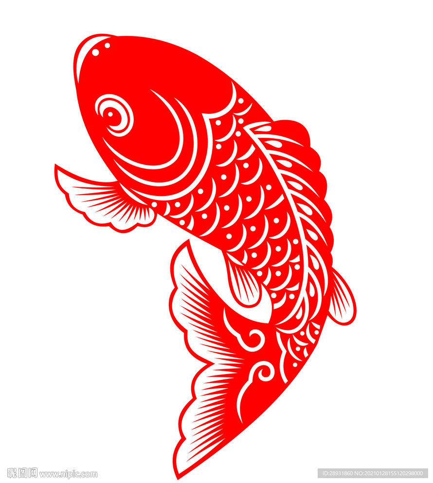 剪纸鱼