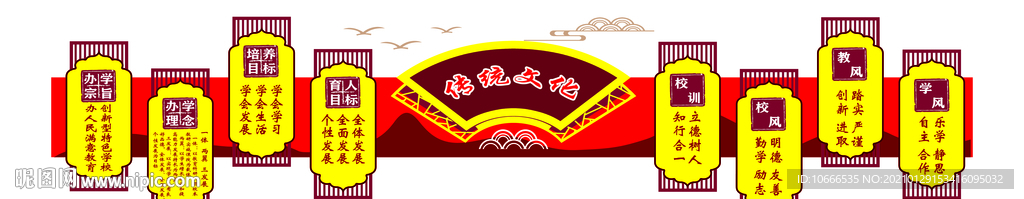 校风校训文化墙