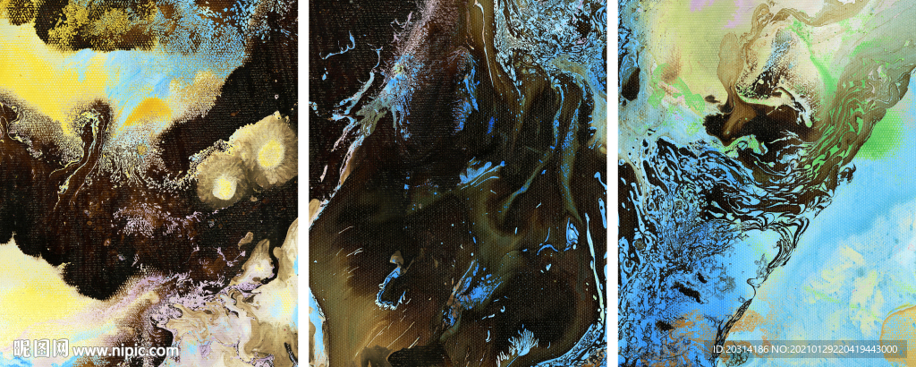 中式风格写意山水水墨素材