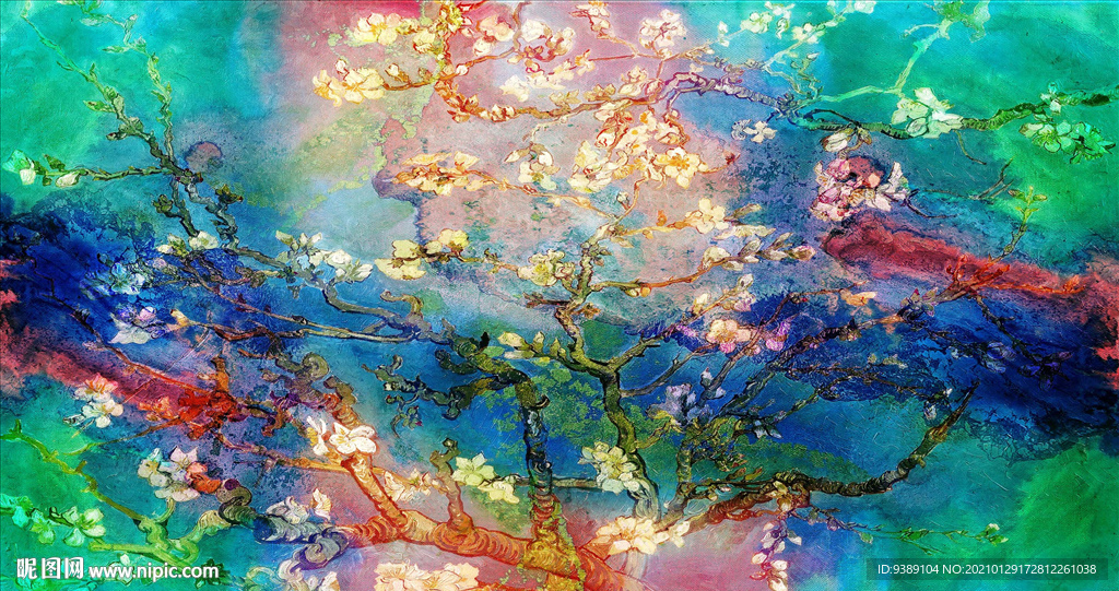 花卉油画