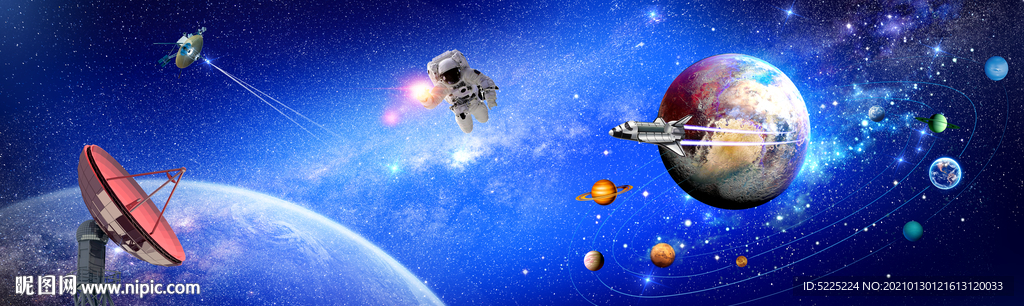 巨幅宇宙星空