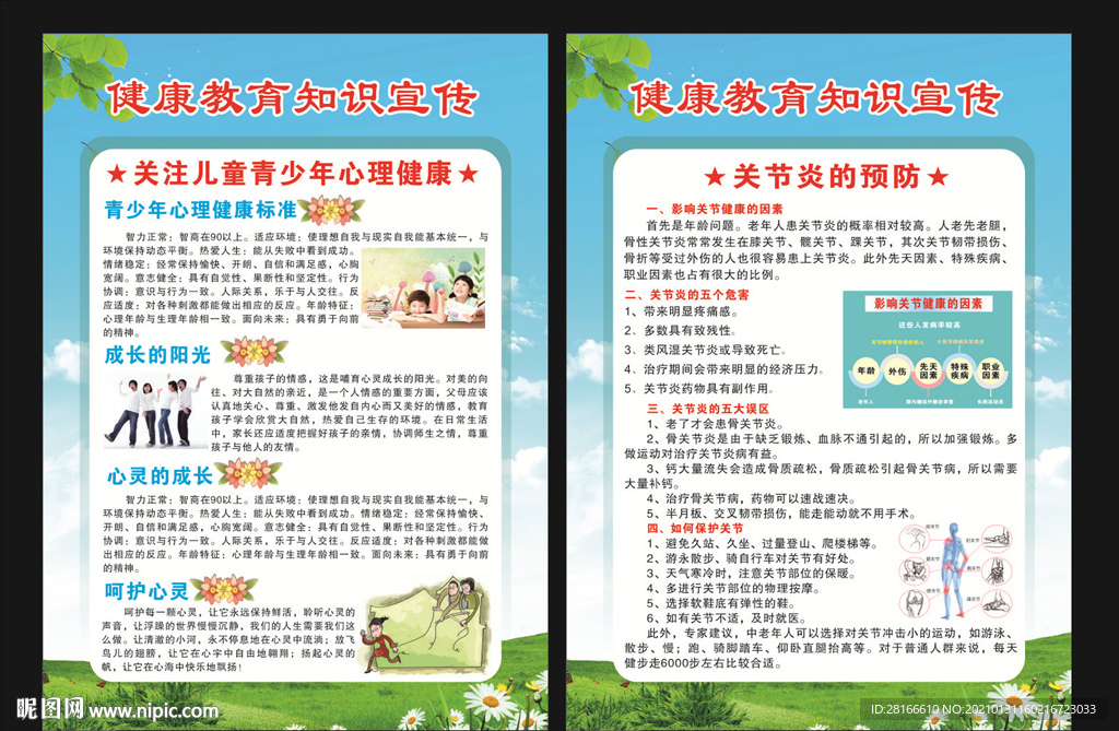 健康教育知识海报