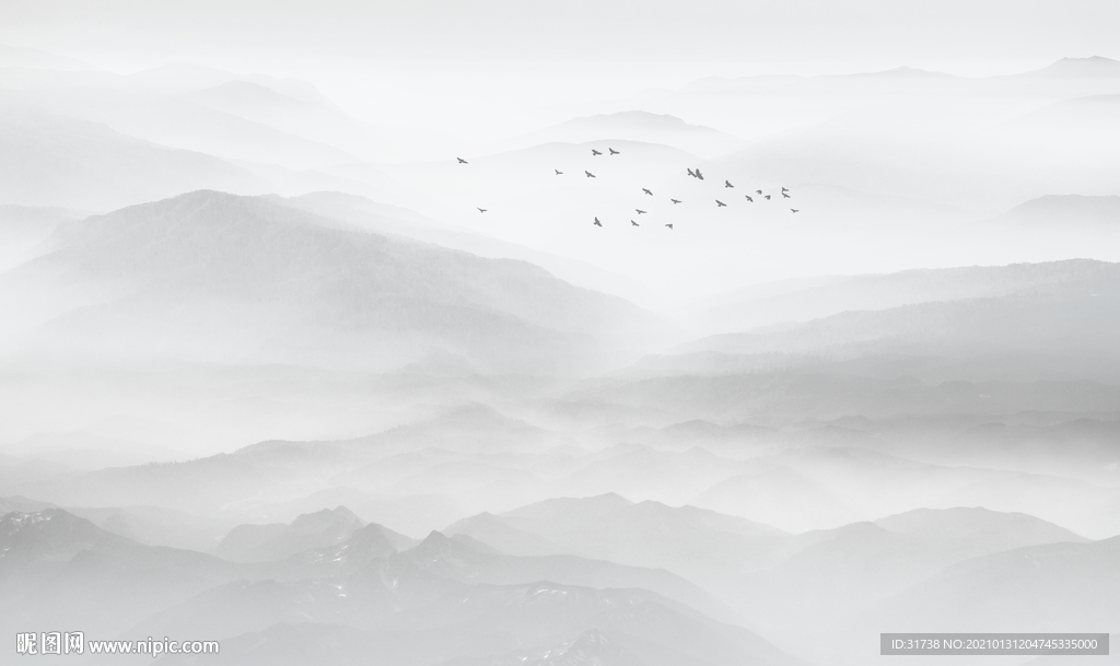 新中式山水画