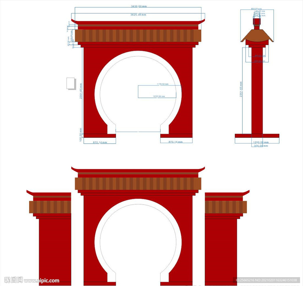中国风场景博饼台