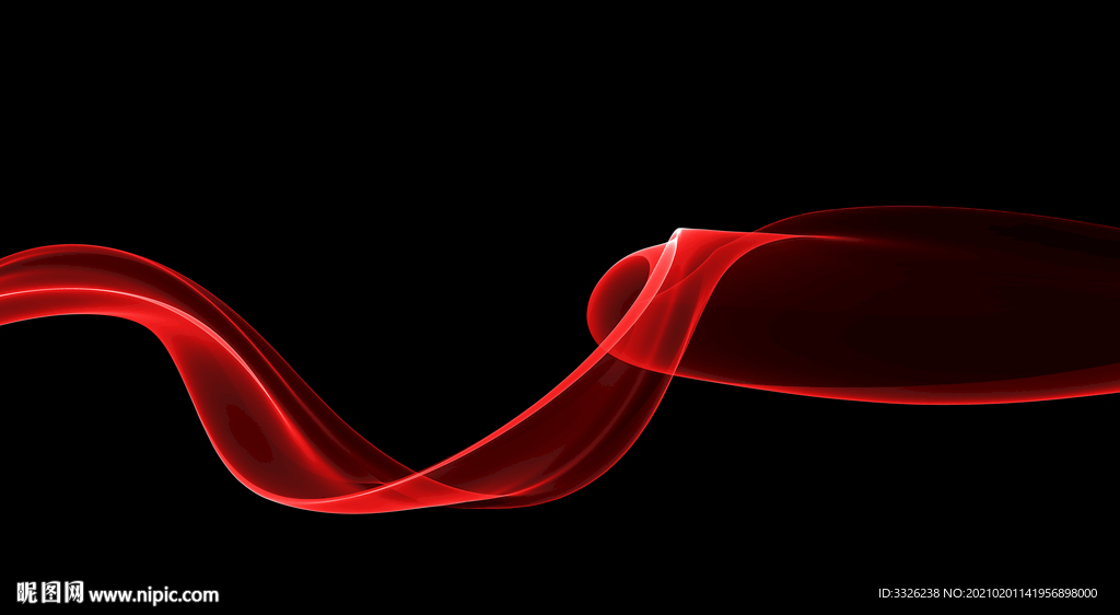 免扣红线条透明底PSD分层素材